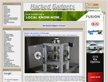 Tablet Screenshot of hackedgadgets.com